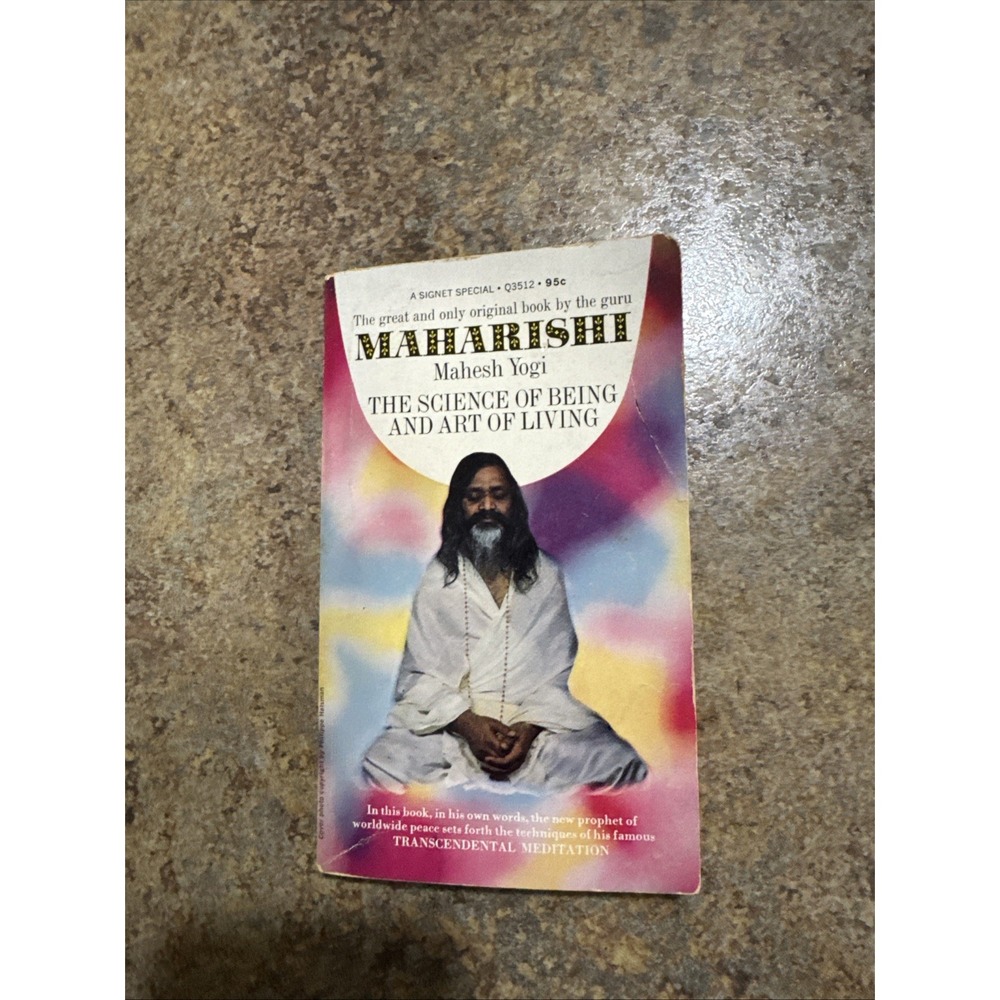 Maharishi Mahesh Yogi Science of Being and Art of Living PB Signet 1968 1st